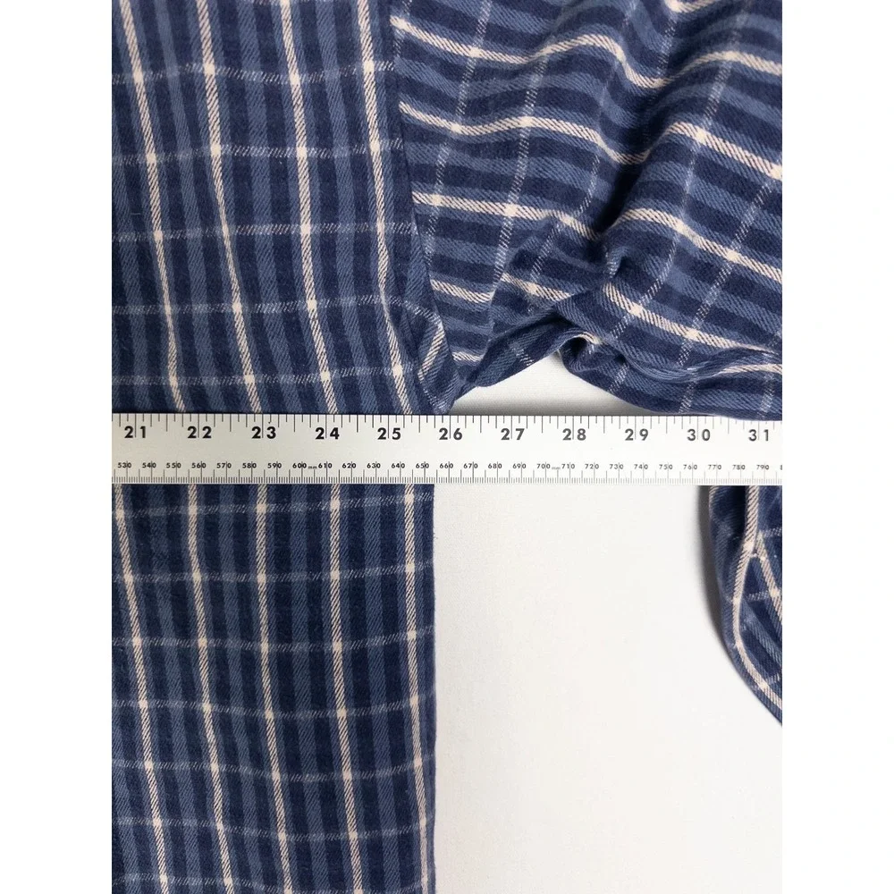 VTG Polo Ralph Lauren Blake Flannel Shirt Mens XL Blue Plaid Outdoor Camp‎